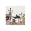 Мельница для соли и перца h 11,5 см, акрил, прозрачная, серия SPICE & CO, Bisetti, изображение 3