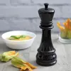 Мельница для специй "король" h 23 см, бук лакированный, цвет черный, серия CHEES, Bisetti, изображение 2