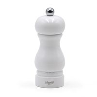 Мельница для соли h 13 см, бук лакированный, цвет белый, серия SORRENTO, Bisetti