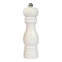 Мельница для соли h 19 см, бук лакированный, цвет белый, серия SORRENTO, Bisetti