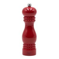 Мельница для соли h 19 см, бук лакированный, цвет красный, серия SORRENTO, Bisetti