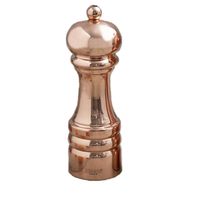 Мельница для перца h 16,5 см, бук, медное сатин. покрытие, серия RAME, Bisetti