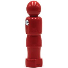 Мельница для специй "футболист" h 23 см, бук лакированный, цвет красный, серия CALCETTO, Bisetti