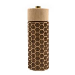 Мельница для перца h 17 см, , бук, серия HONEYCOMB, Bisetti