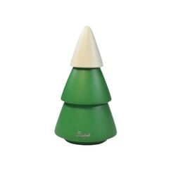 Мельница для специй "ель" h 15,5 см, бук, цвет зеленый/белый, серия XMAS TREE By Whinot Design, Bisetti