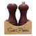 Мельницы для перца и соли, h 15 см, бук,  цвет ореховый, серия SET CASSETTA, Bisetti