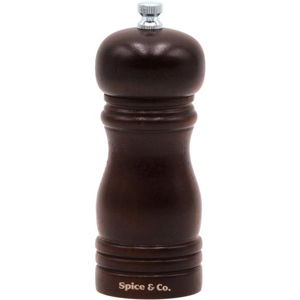 Мельница для соли и перца h 13,5 см, бук, цвет "грецкий орех", серия SPICE & CO, Bisetti