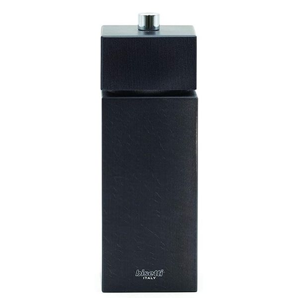 Мельница для перца h 16,5 см, бук, цвет черный, серия TRENTO, Bisetti