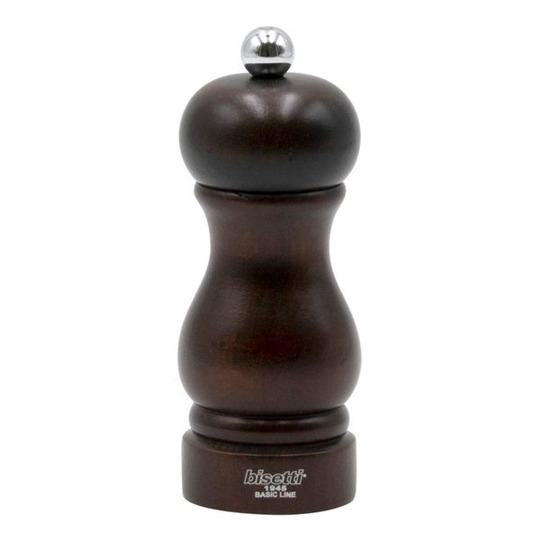 Мельница для соли h 13 см, бук, цвет "грецкий орех", серия SORRENTO, Bisetti