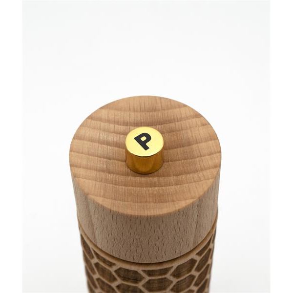 Мельница для перца h 17 см, , бук, серия HONEYCOMB, Bisetti, изображение 2