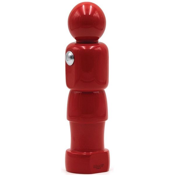 Мельница для специй "футболист" h 23 см, бук лакированный, цвет красный, серия CALCETTO, Bisetti